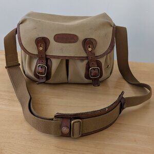 Billingham Hadley Small Camera Bag – Khaki Canvas & Leather – Made in England
